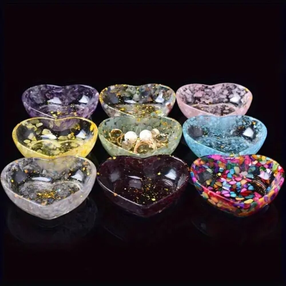 1pc.  Heart Shaped Trinket Dish